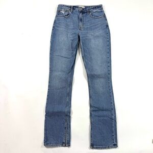 Abercrombie The High Rise Skinny Jeans Split Hem